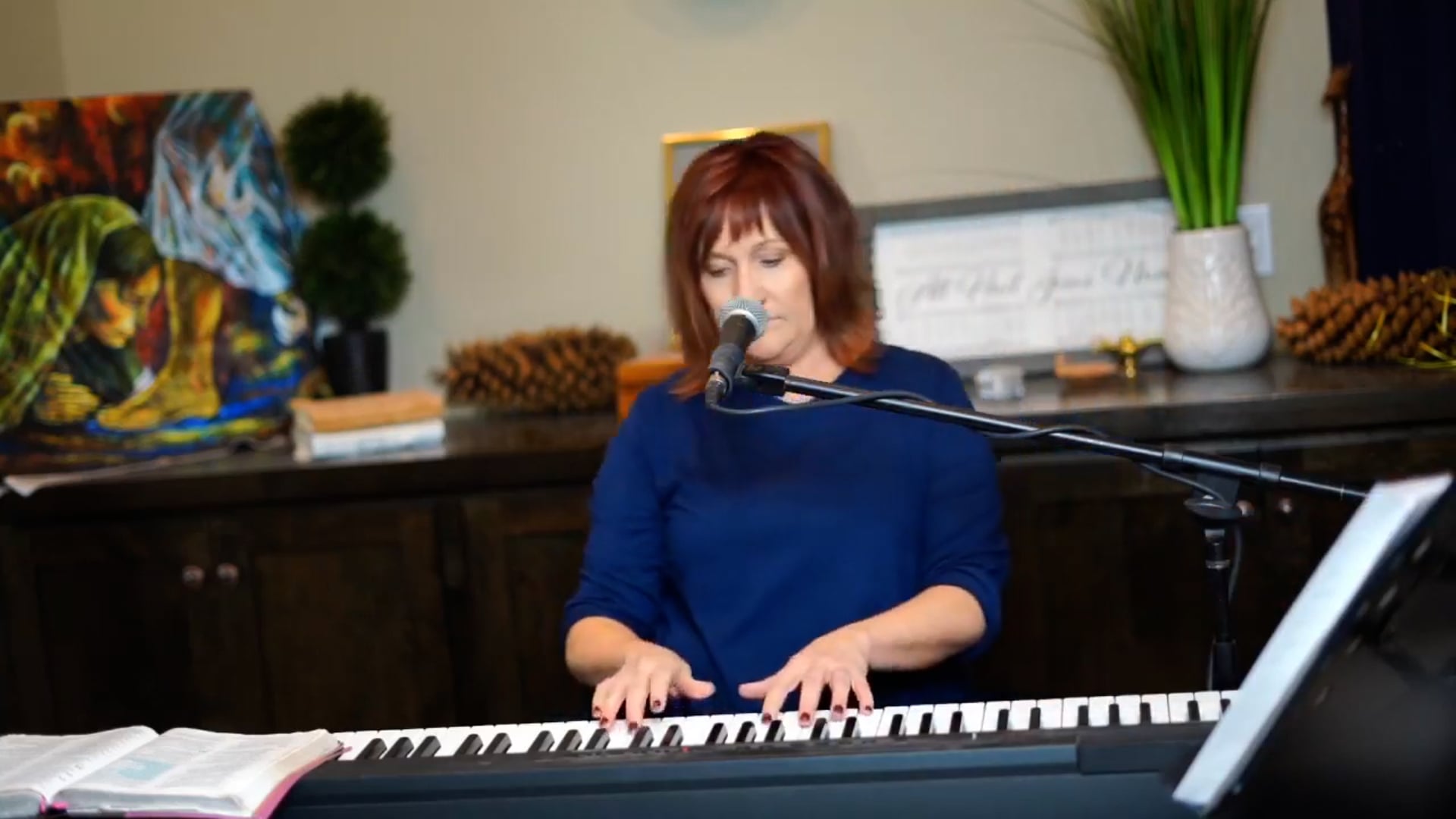 We trust in God — not in Man  Prophetic Worship with Julie Meyer