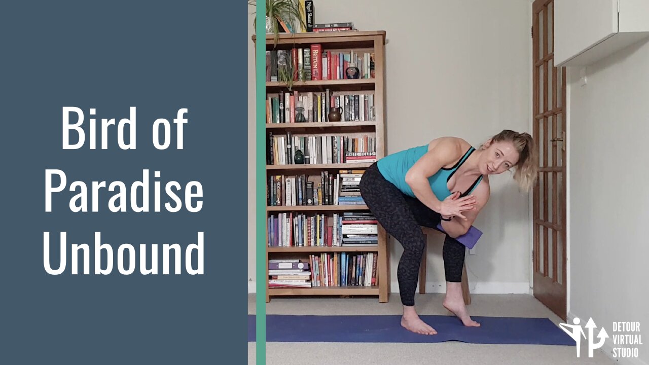 How to do Bird of Paradise Yoga Pose | Step-by-step Yoga Tutorial