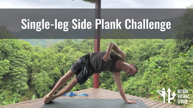 Single-leg Side Plank Challenge