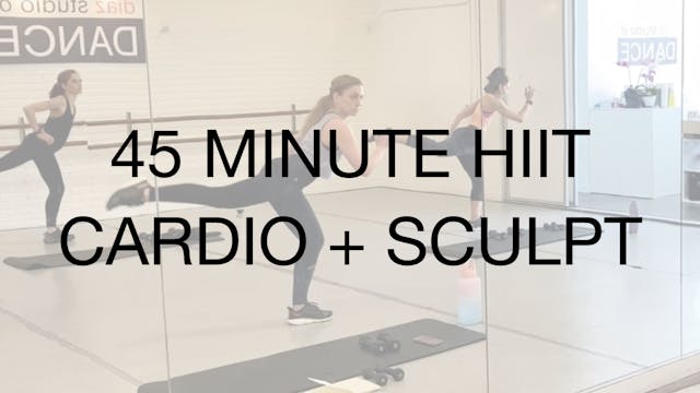 HIIT (Cardio + Sculpt) 09.02.25