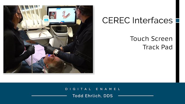 CEREC Touch Screen and Keyboard