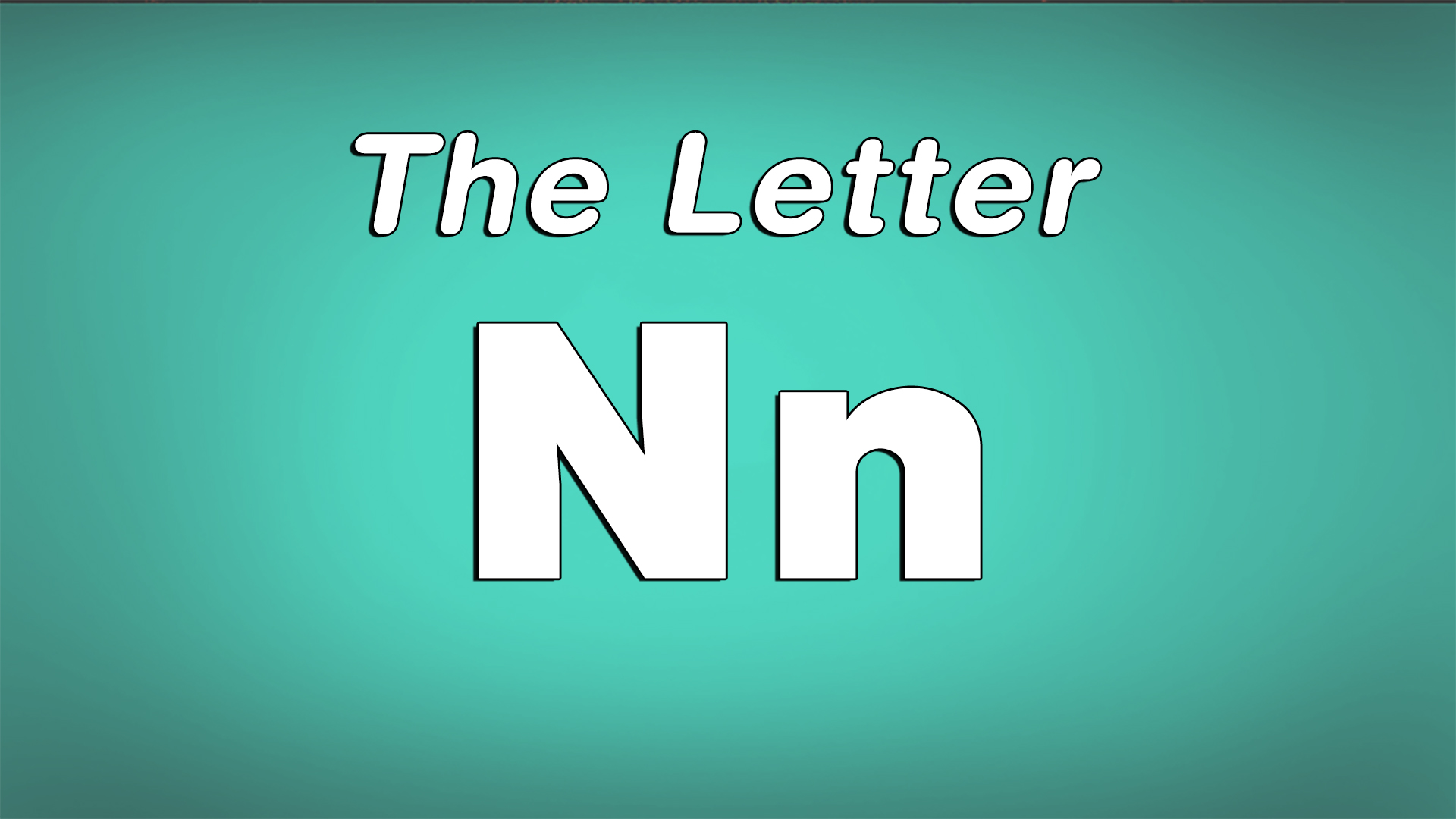 The Letter N - TV Show