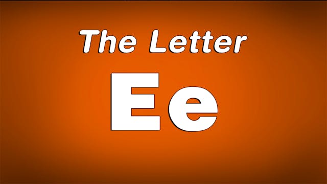 The Letter E - TV Show