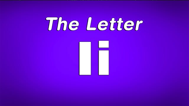 The Letter I - TV Show