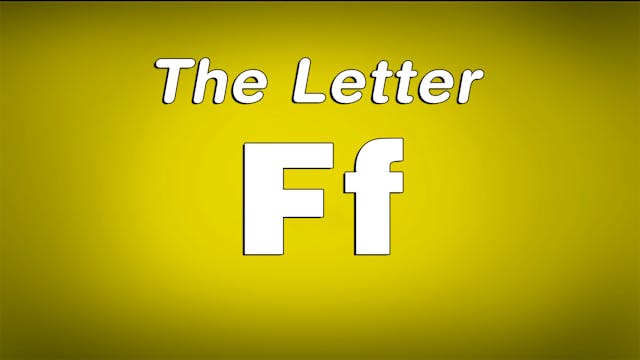 The Letter F - TV Show