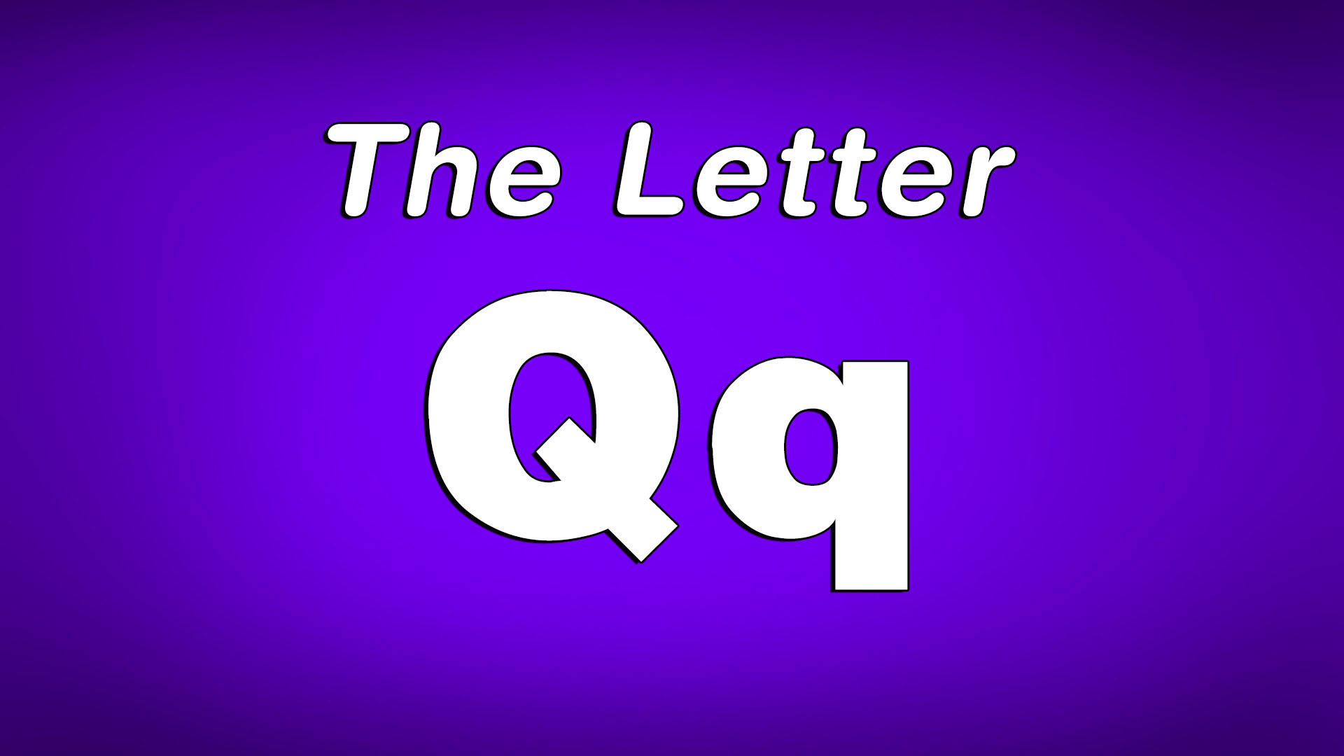 The Letter Q - TV Show