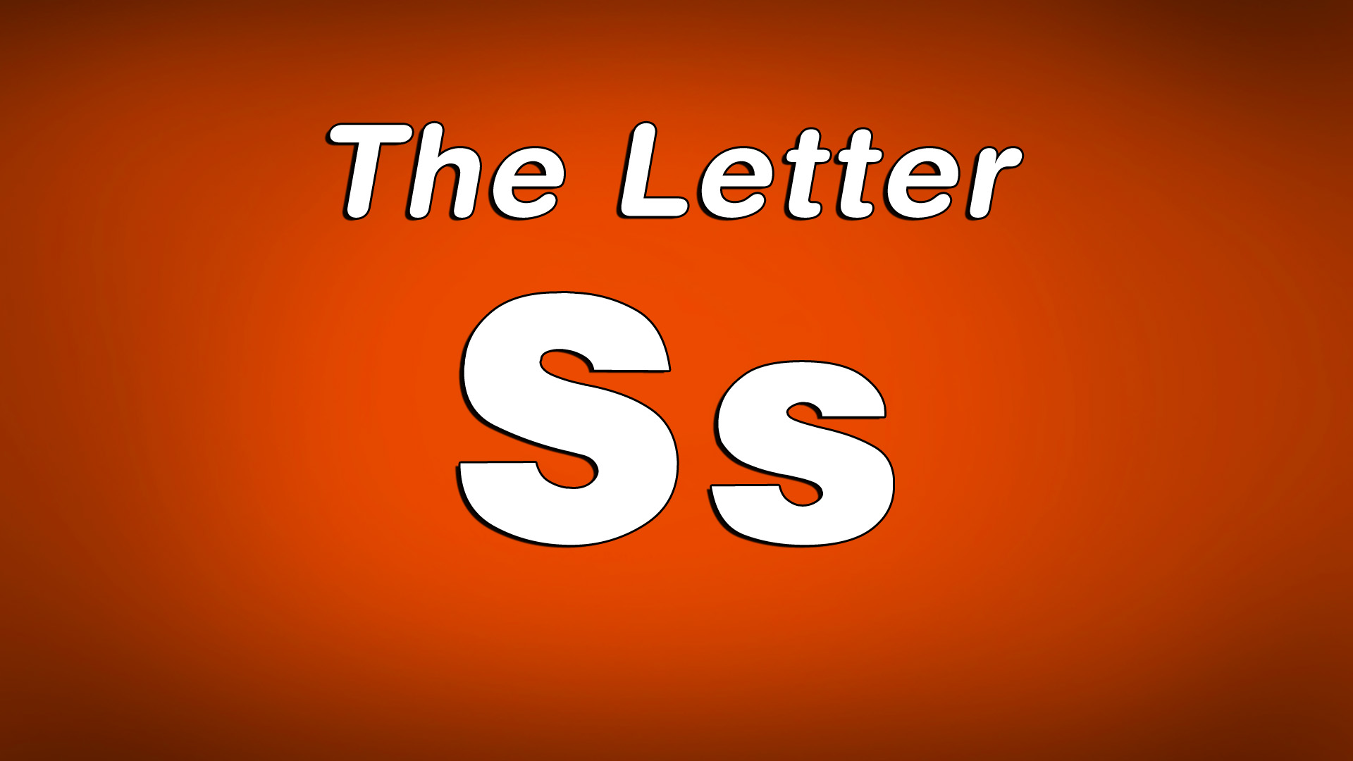 The Letter S - TV Show