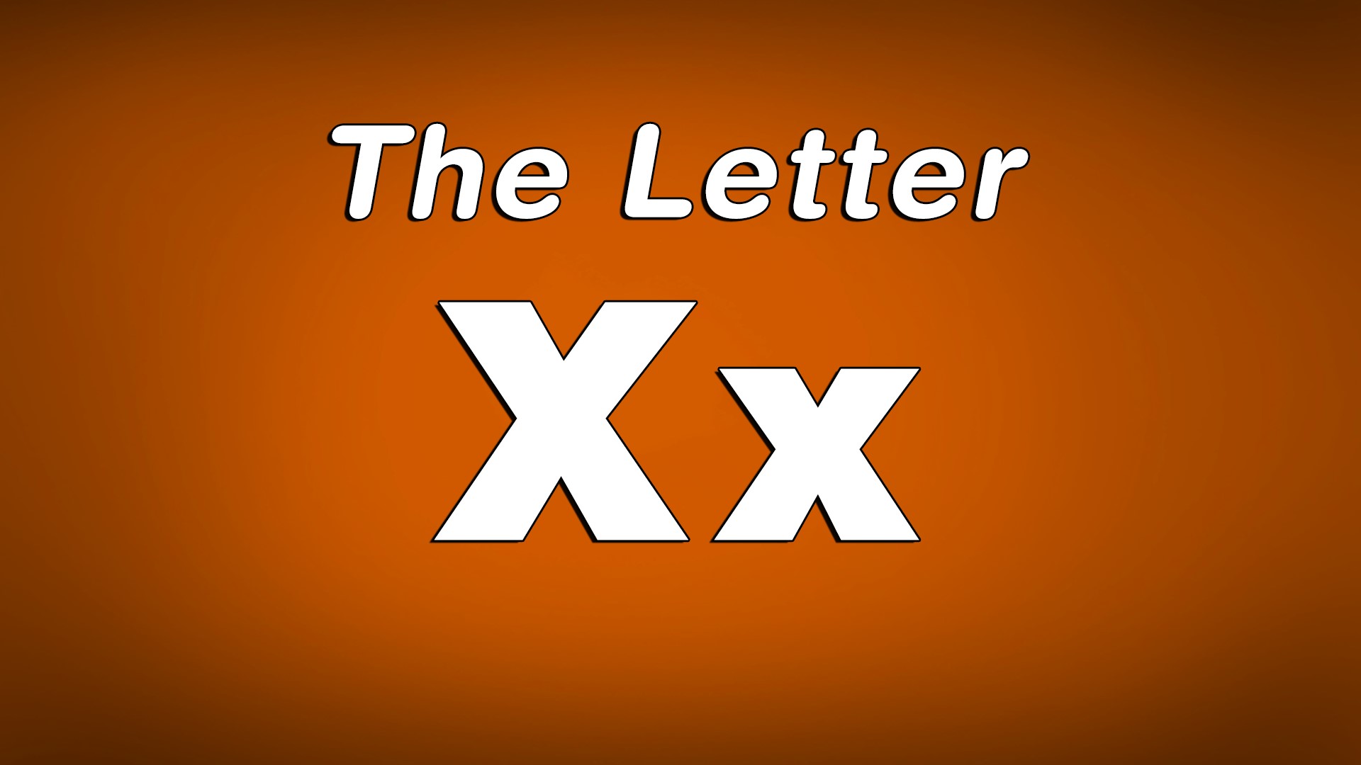 The Letter X - TV Show