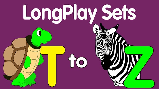 Lesson & Song Sets for Letters T-Z