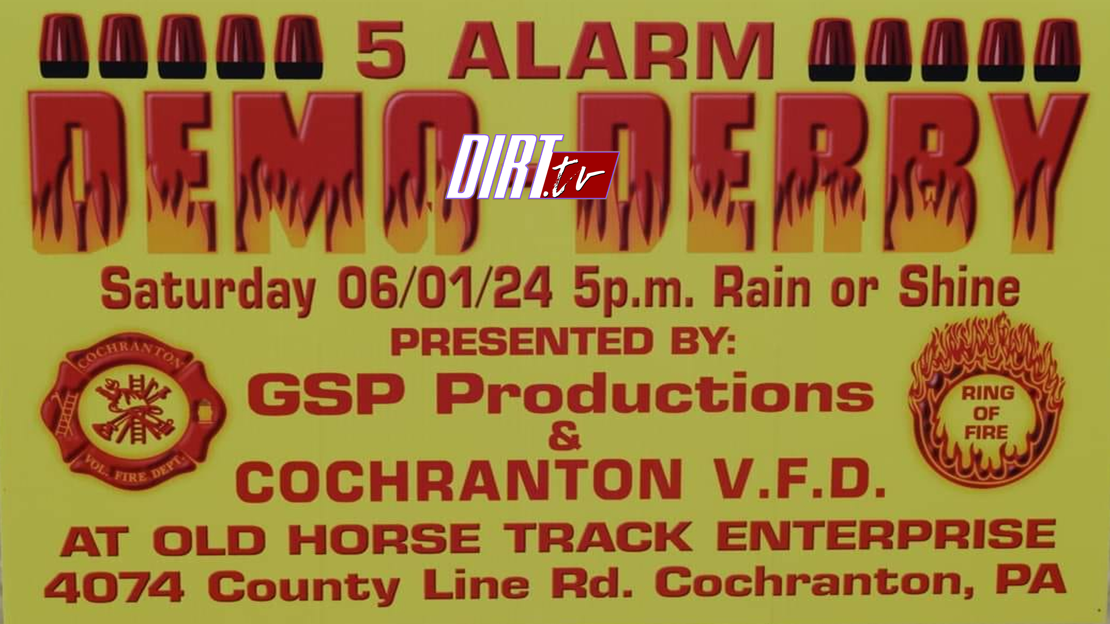 6.1.24 6-1-24 4th Annual 5 Alarm Derby 