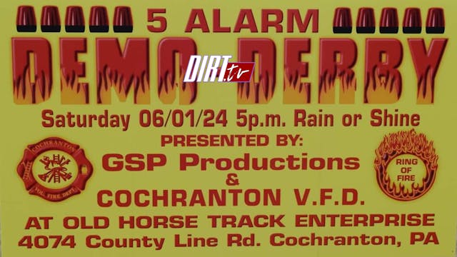 6.1.24 6-1-24 4th Annual 5 Alarm Derby