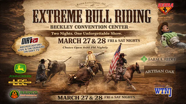 3.28.26  Rainco Cattle Co, Extreme Bull Riding. Day 2