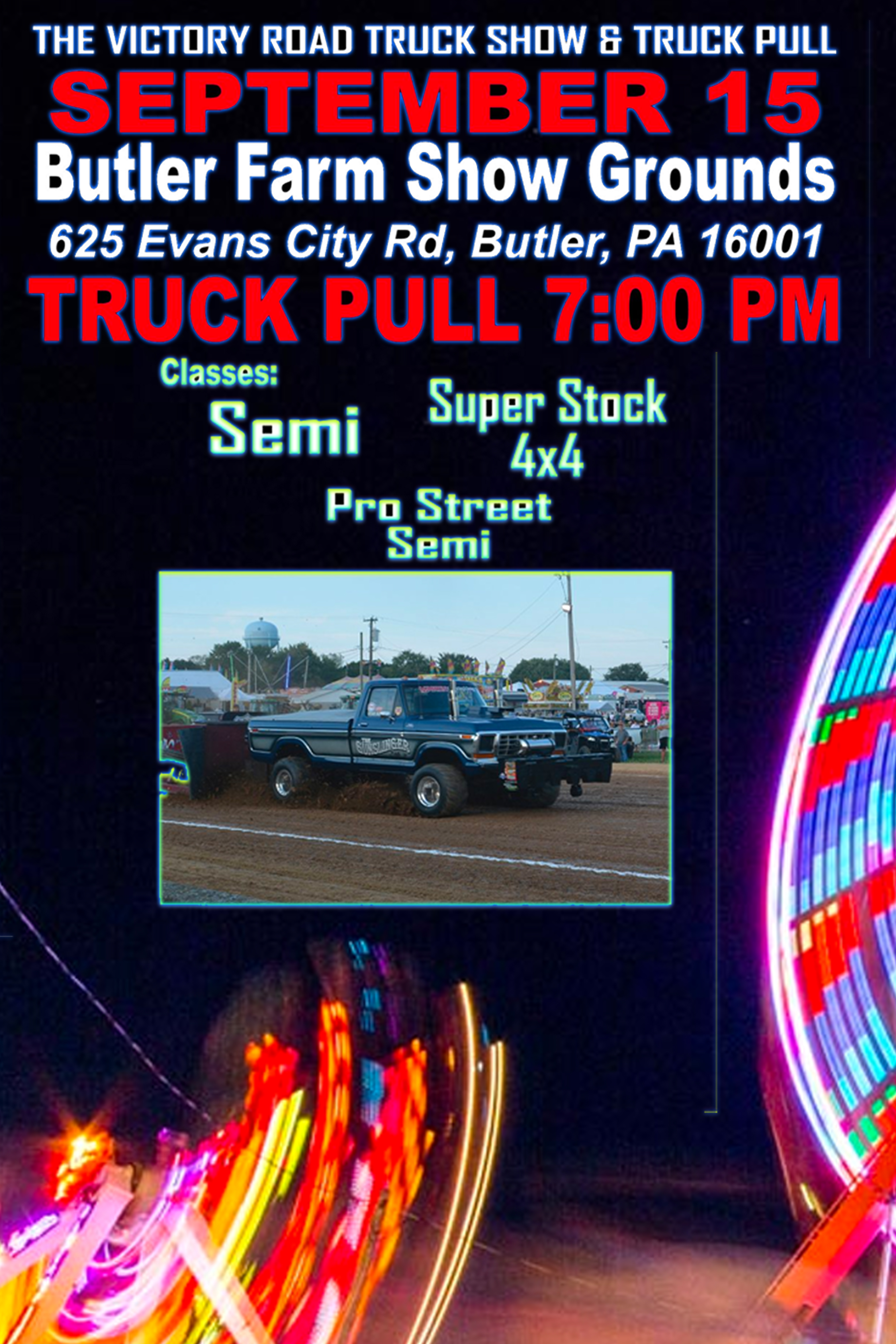 9.15.23 Butler Farm Show, Truck Pull