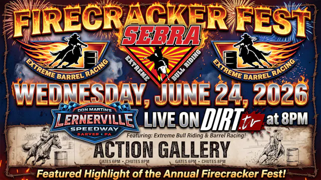 6.24.26 The SEBRA Extreme Bull Riding and Barrel Racing at Lernerville.