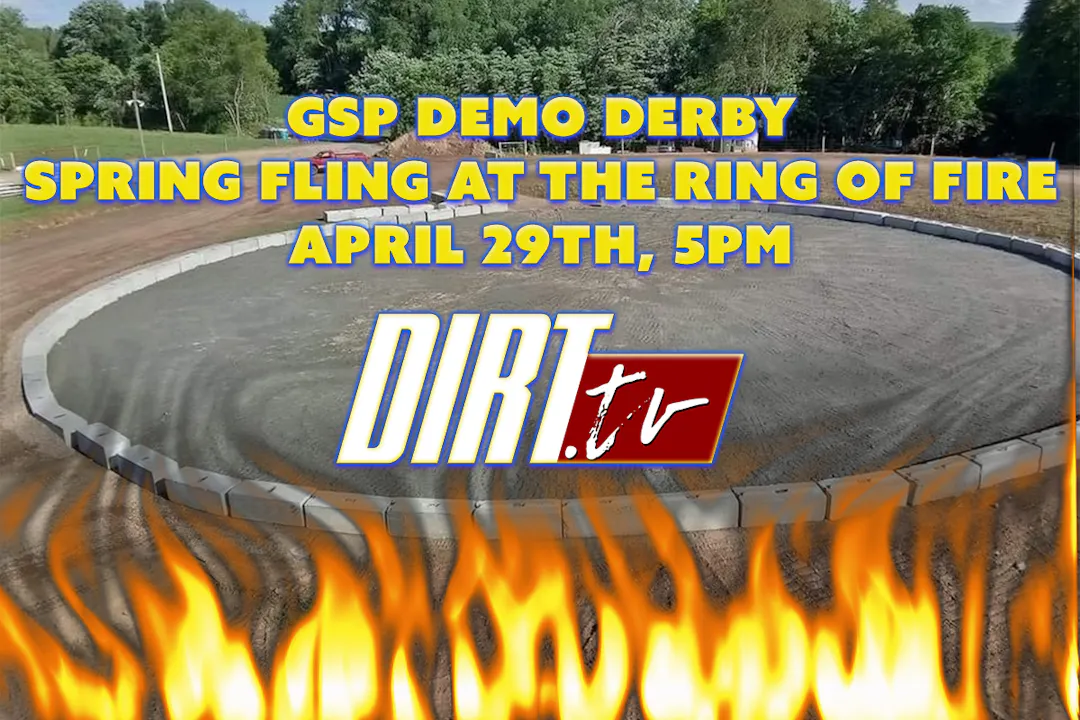 GSP Demolition Derby Spring Fling at the Ring of Fire 🔥 - 2023 - DIRT.tv