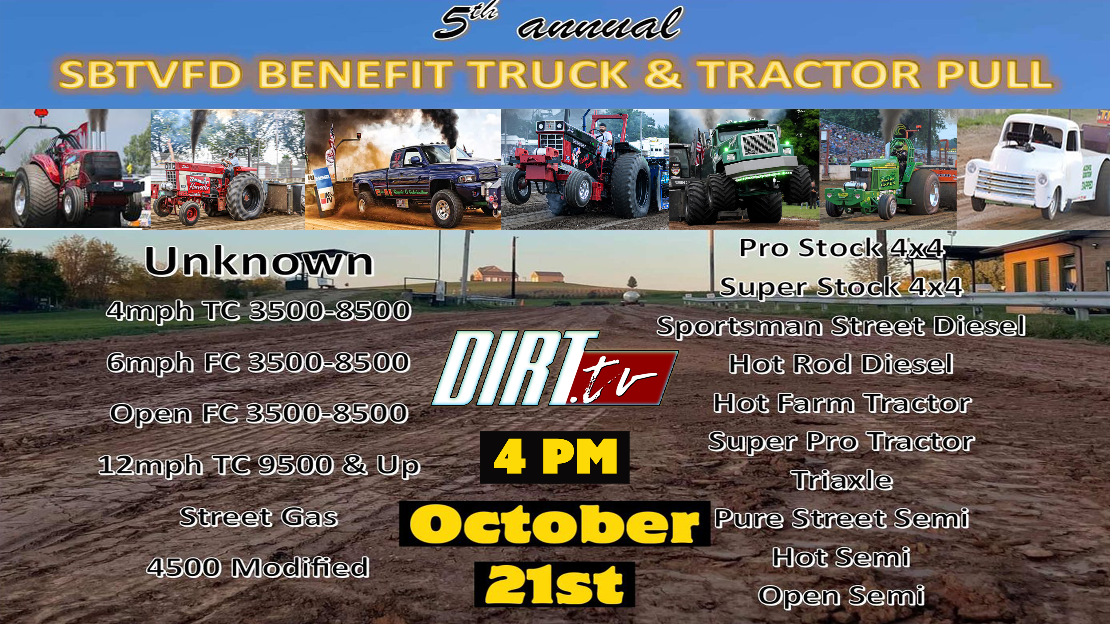 10.21.23 South Buffalo VFD, Truck & Tractor Pull.