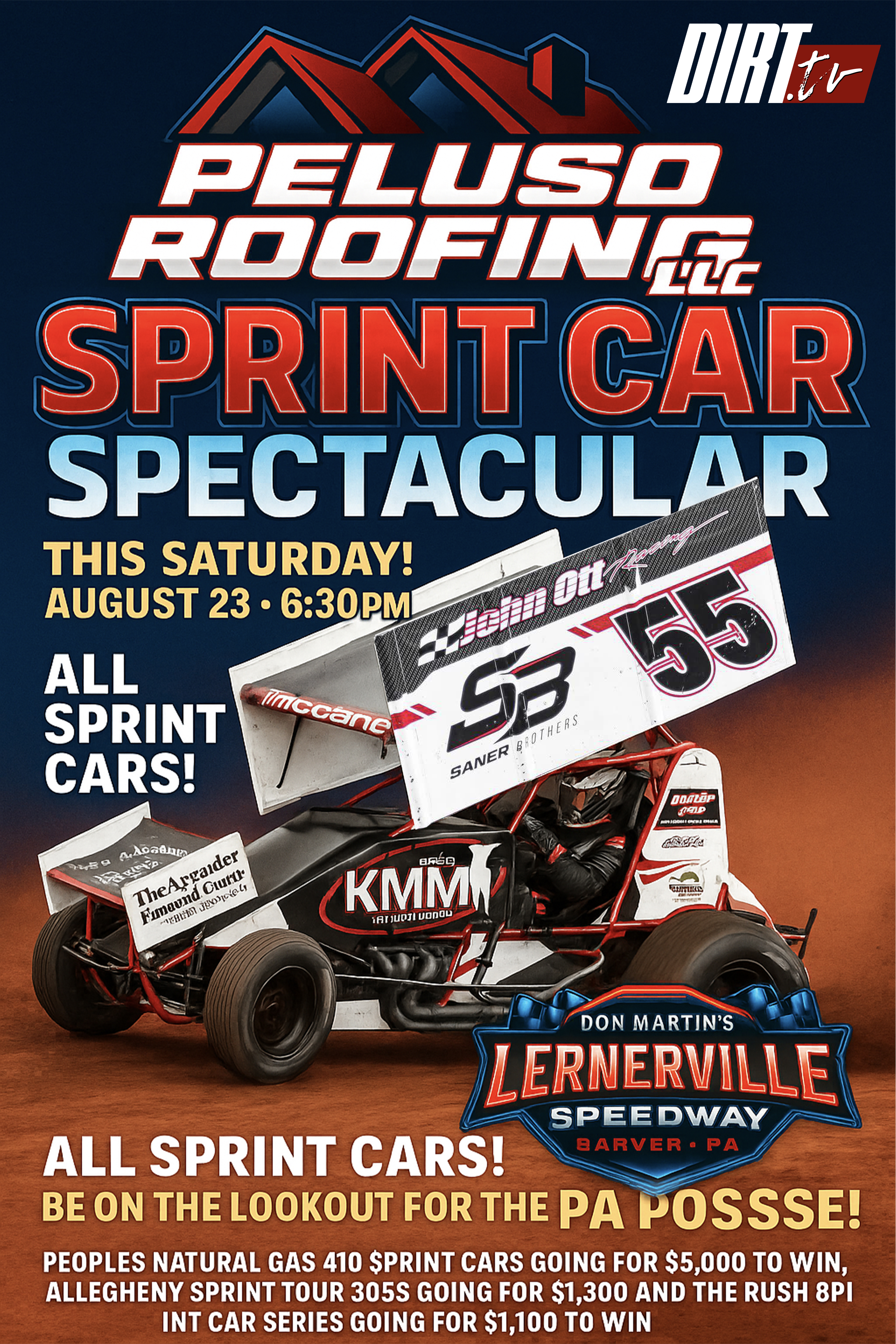 8.23.25 The Peluso Roofing Sprint Car Spectacular - 08/24/2025, 03:29:36