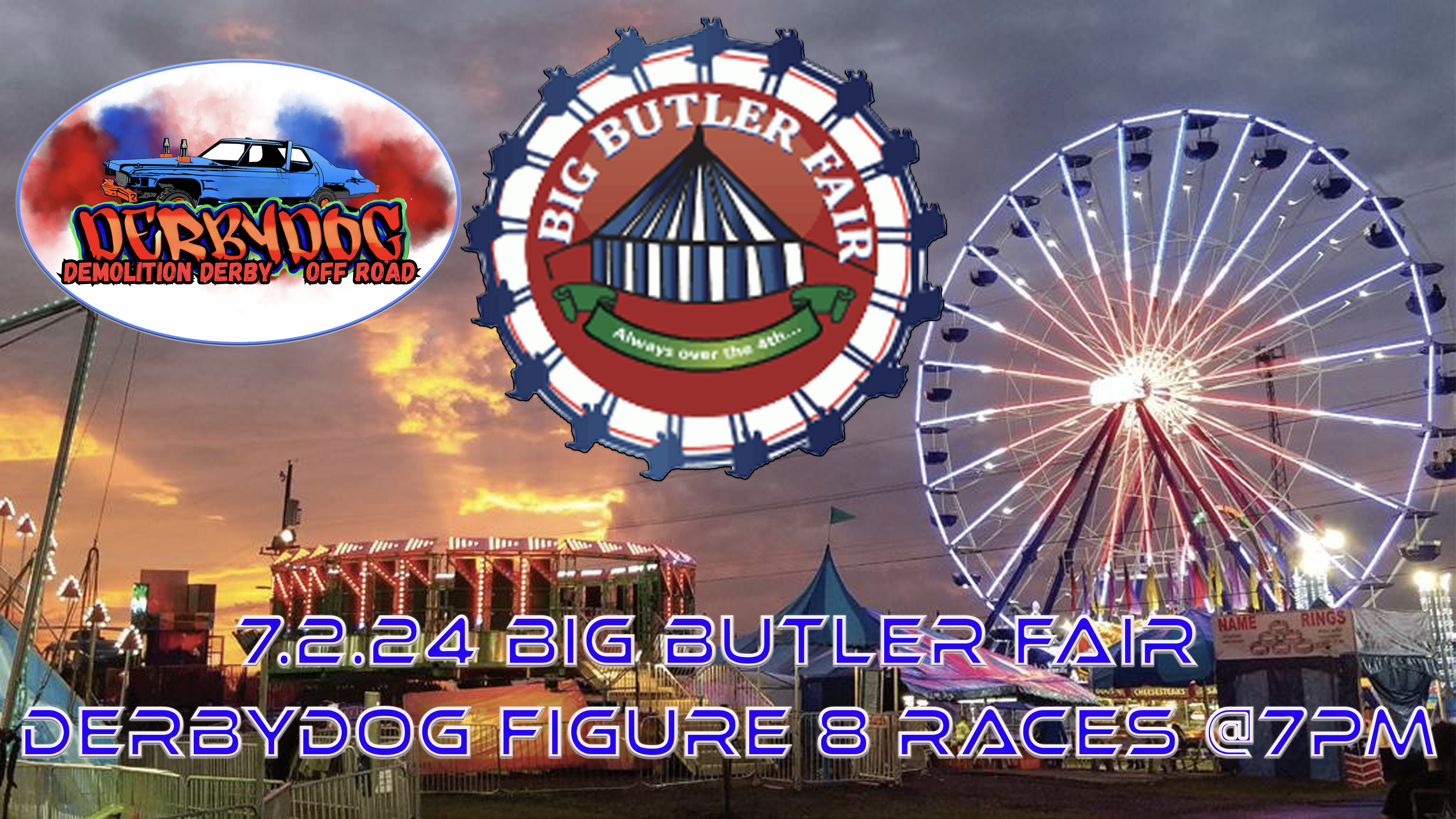 7.2.24 Big Butler Fair Derbydog Figure 8 Races 