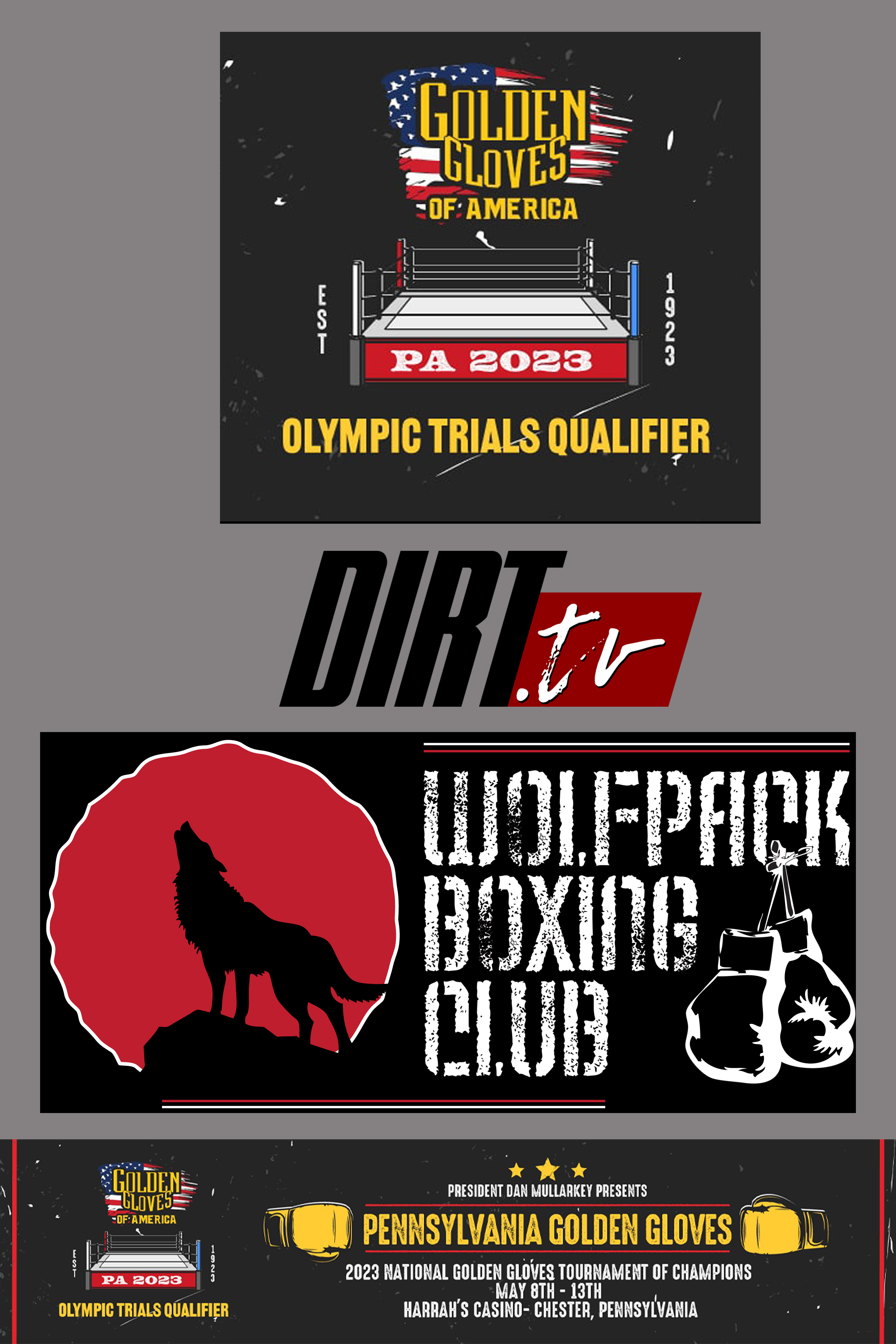 Golden Gloves at the WOFLPACK Boxing Club, 6PM, 3.25.23