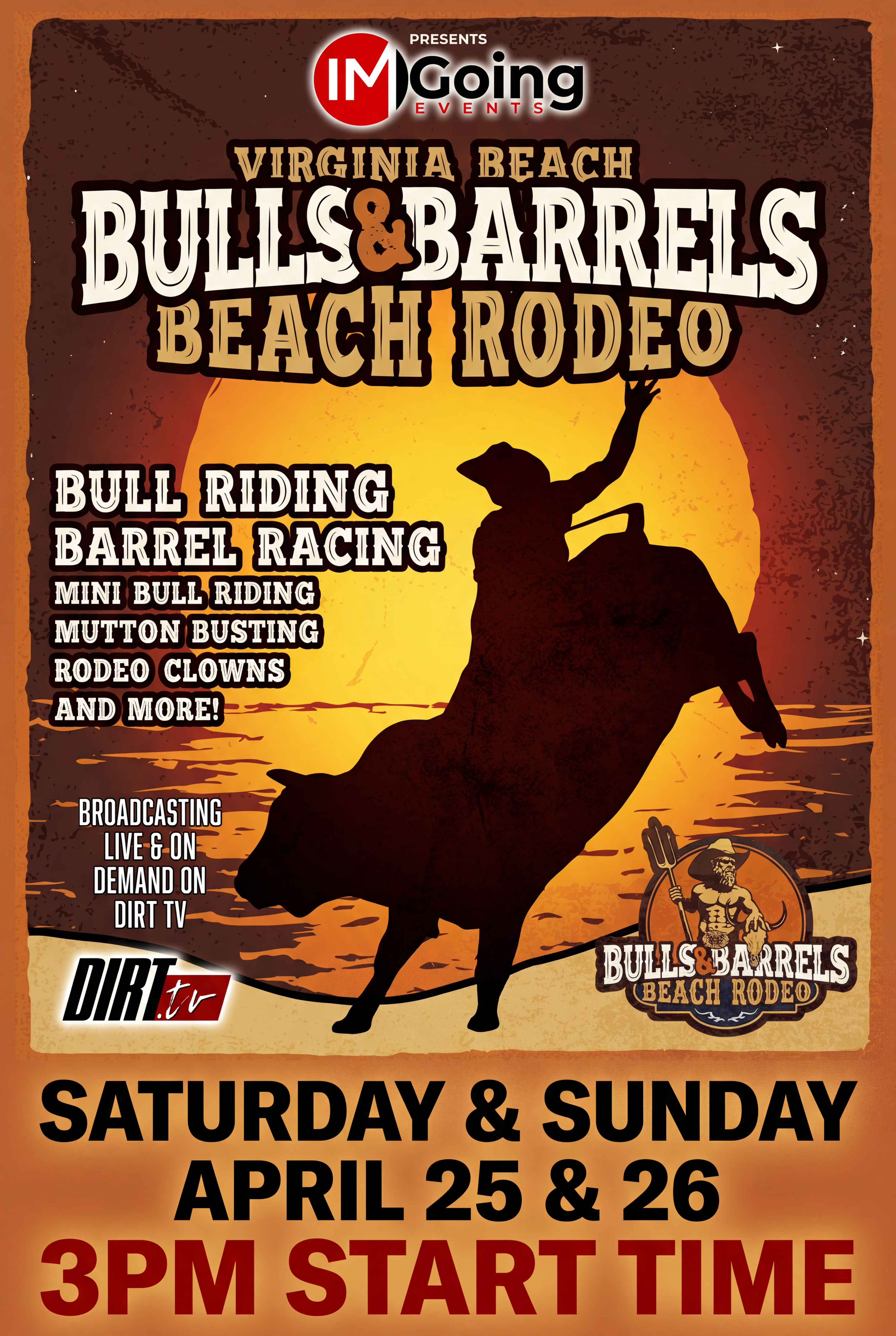 4.25.26 Bulls and Barrels Beach Rodeo- Day 1