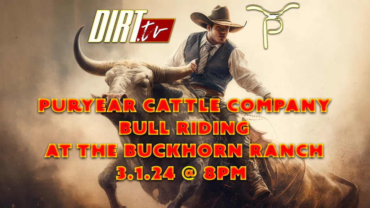 Bull Ranch Arena 3.1.24 Puryear Cattle Co. BULL RIDING! At Buckhorn Ranch Arena ...