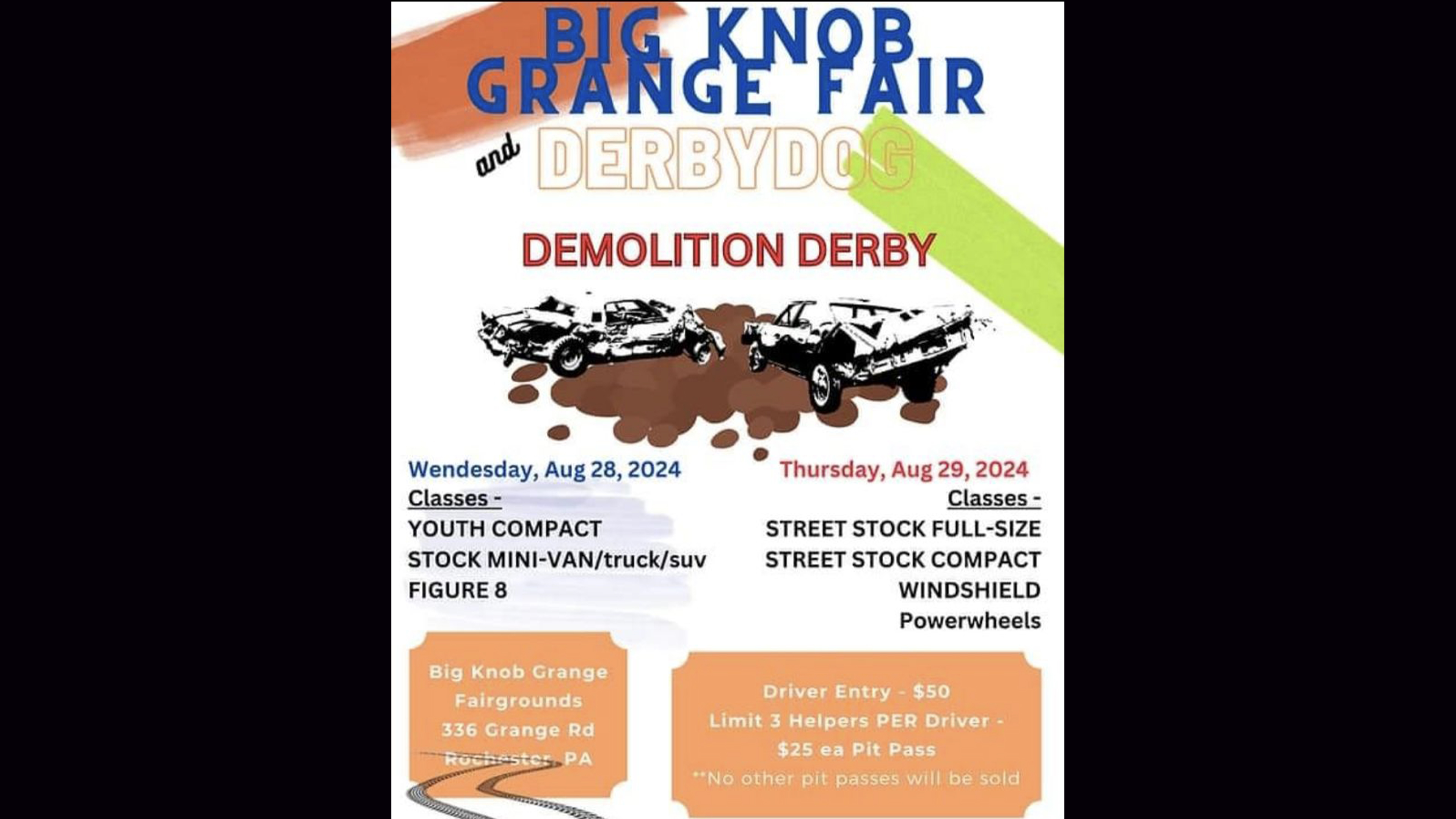 8.28.24 Big Knob, Derby Dog, Demo Derby - Part 8