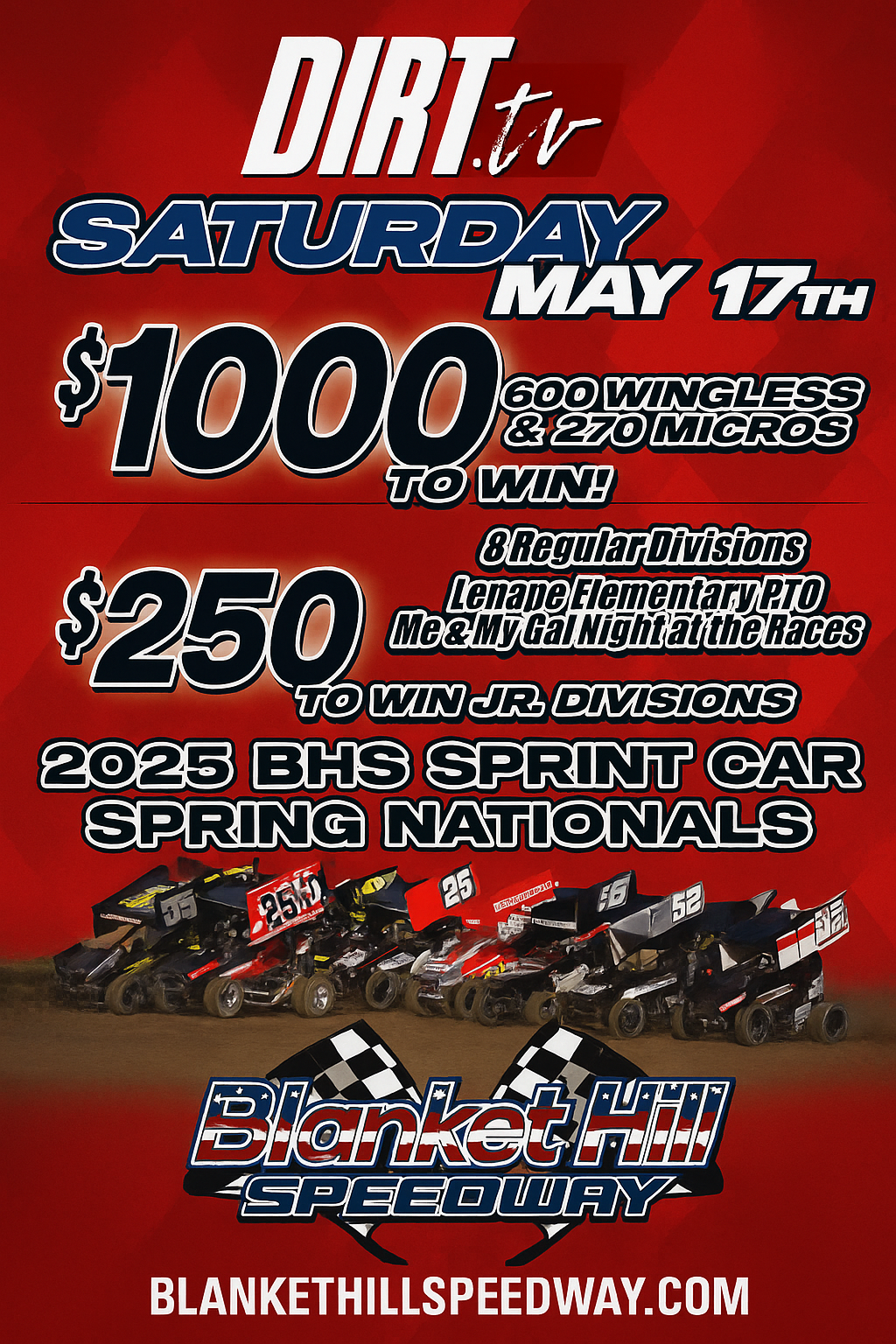 5.17.25 Blanket Hill Speedway Sprint Car Spring Nationals  & Lenape PTO