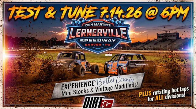 7.14.26 Lernerville, TEST & TUNE.