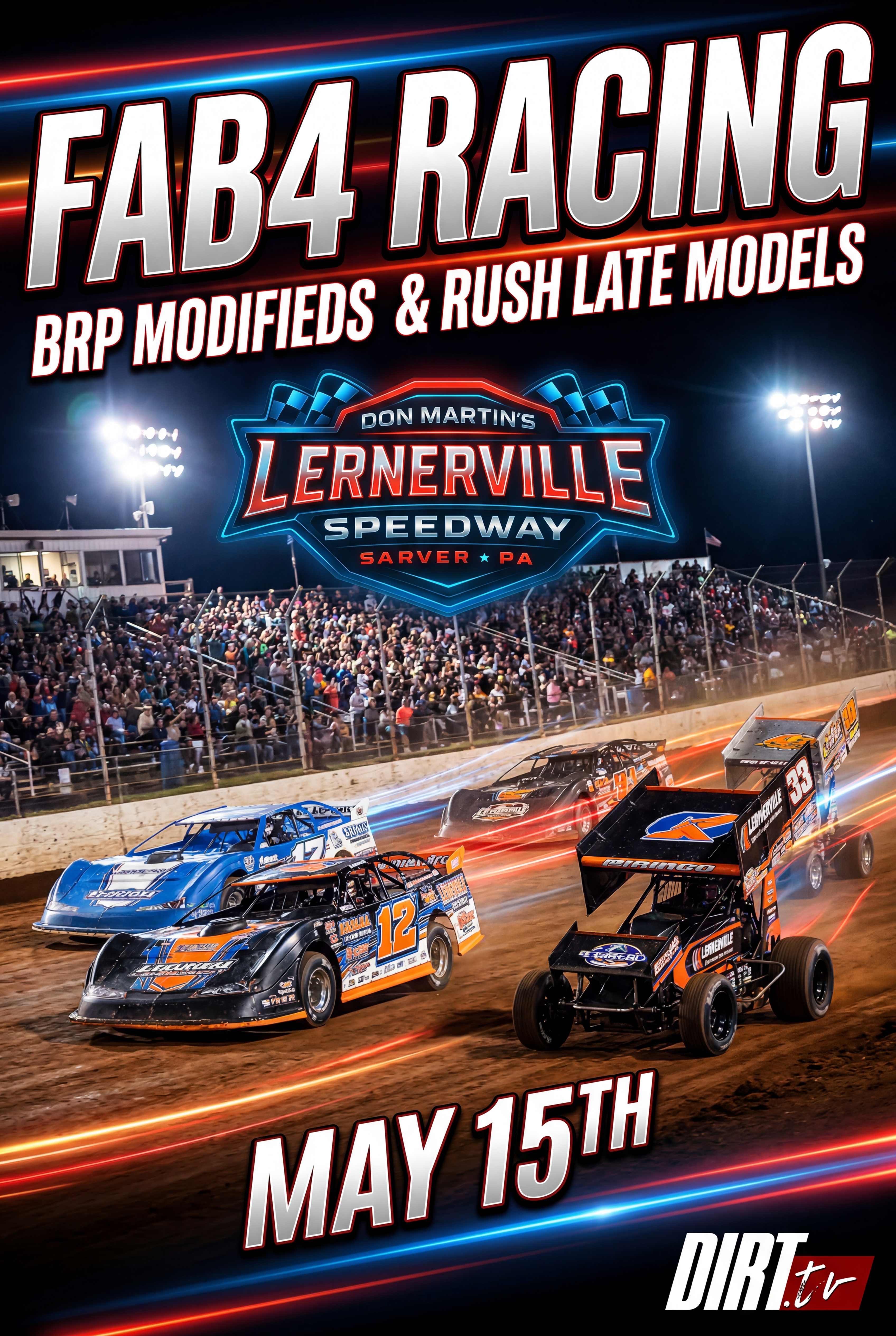5.15.26 Lernerville, FAB4 with BRP and Rush Lates