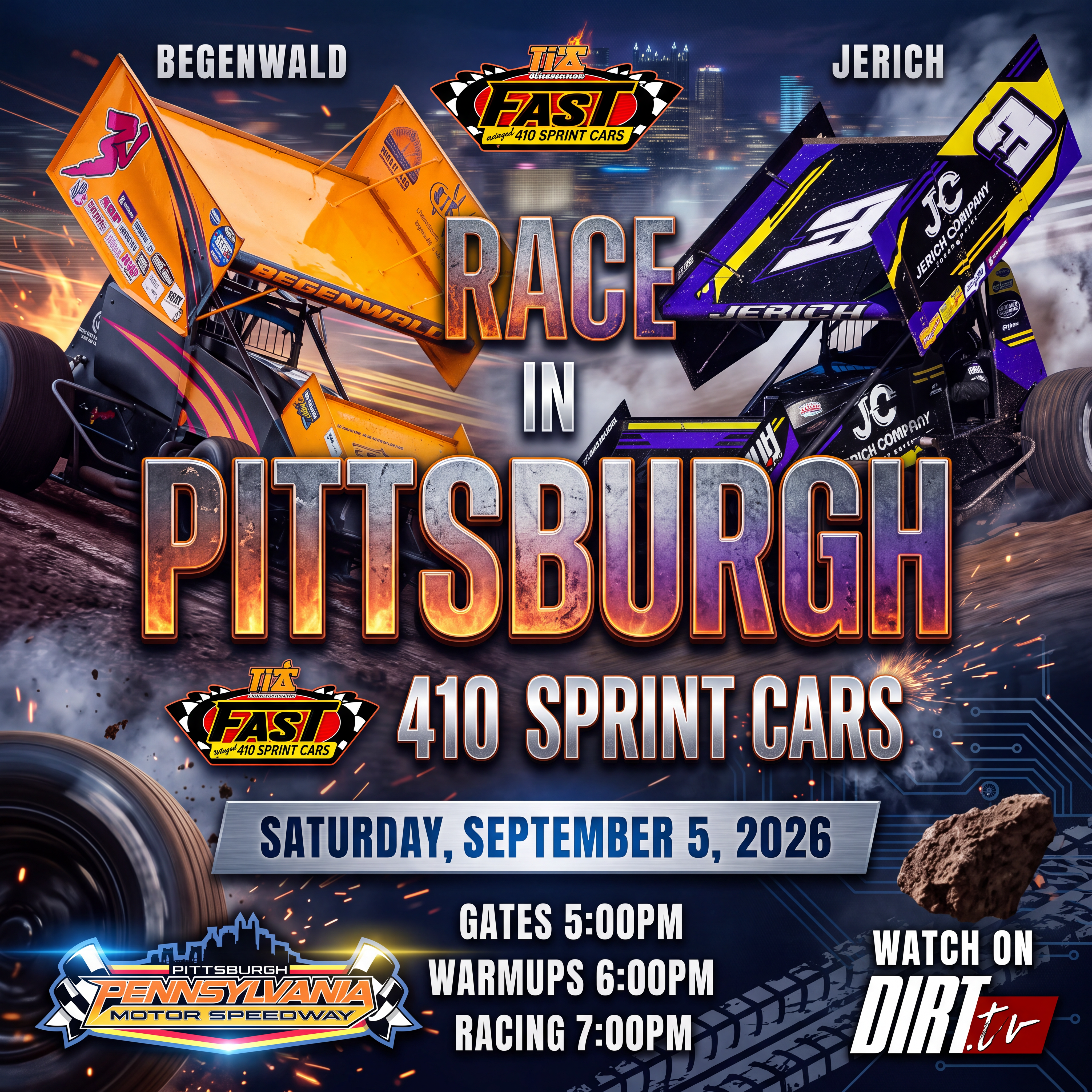 9.5.26 PPMS, Race Night in Pittsburgh - 410 Sprints