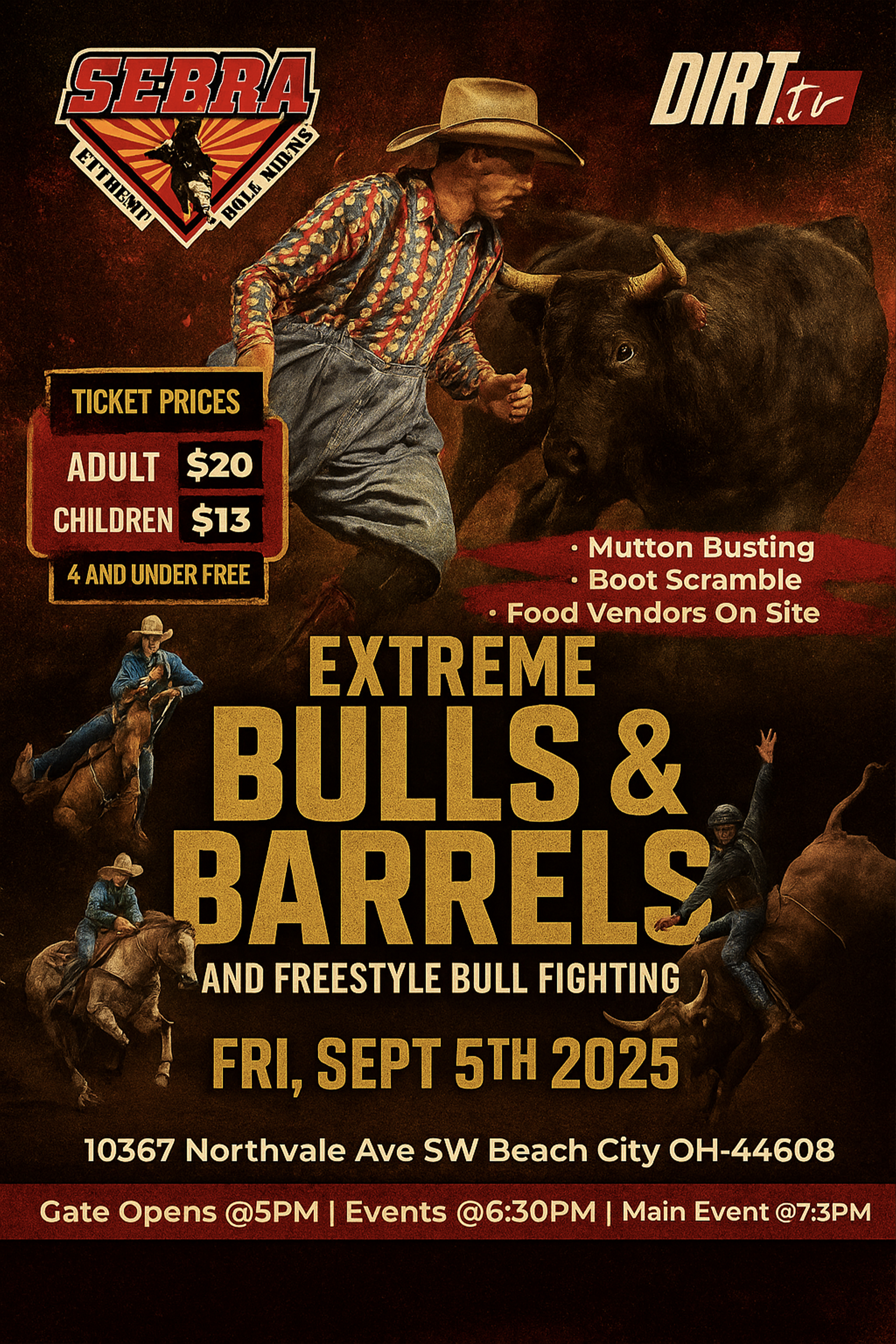 9.5.25 Triple Threat Rodeo, Extreme Bulls, Barrels & Ranch Broncs