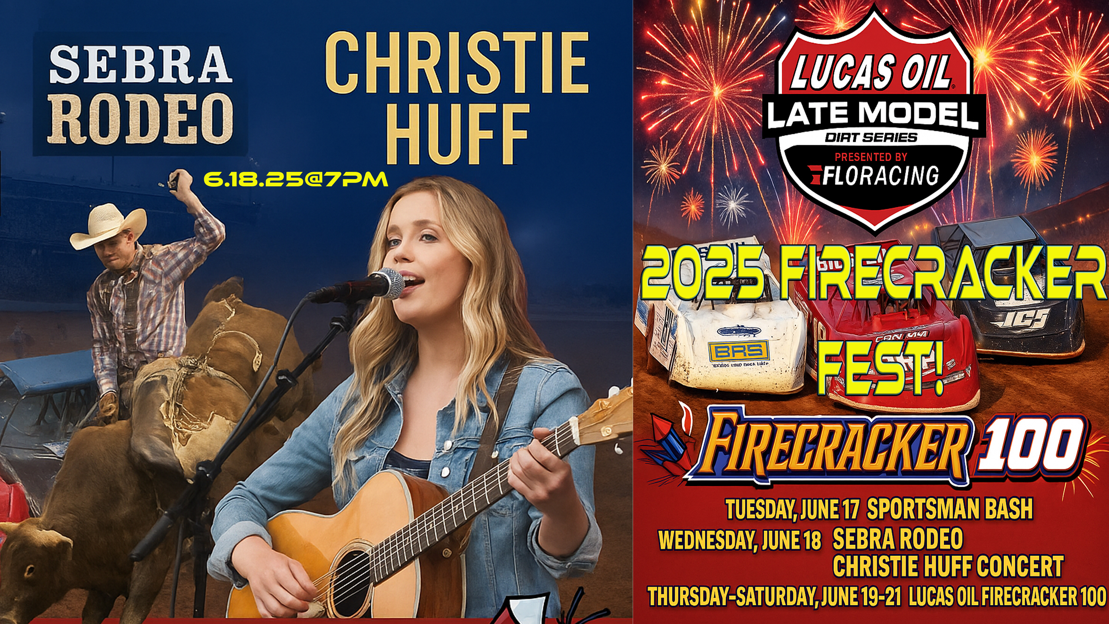 6.18.25 SEBRA Bull Riding and Christie Huff Concert