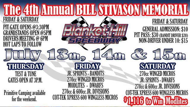 7.15.23 The 4th Annual Bill Stivason Memorial Modlite Race.