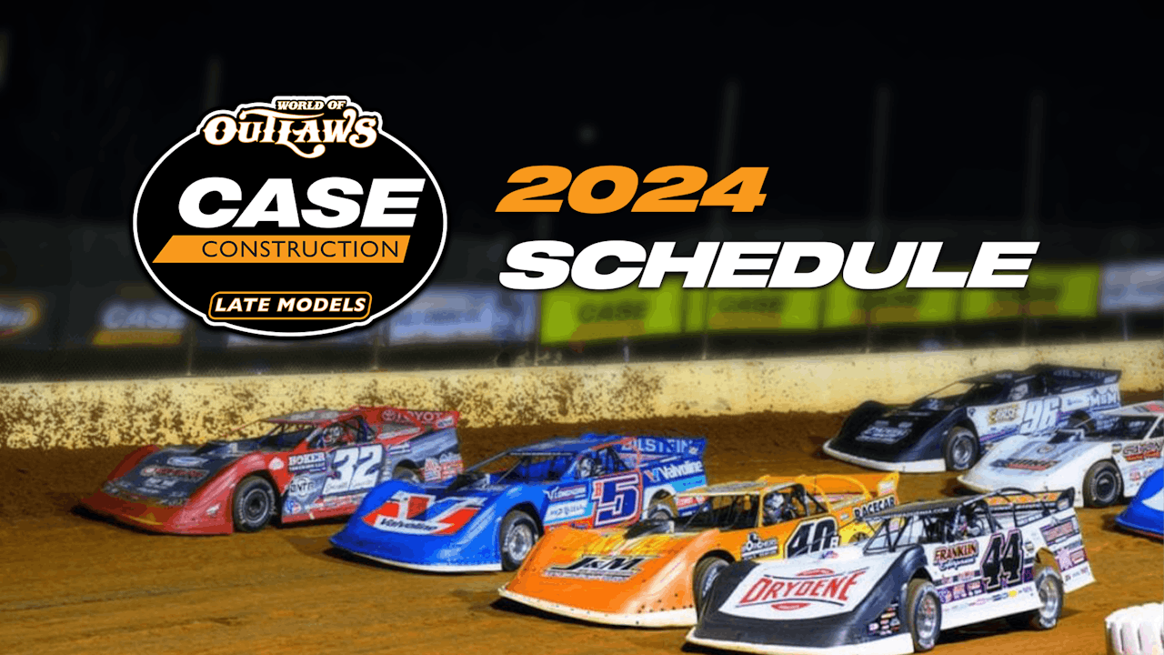 2024 World of Outlaws Late Models Schedule Announcement DIRTVision