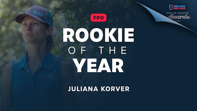 2021 DGPT Rookie of the Year Award - FPO