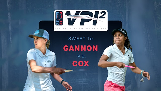 Rebecca Cox vs Missy Gannon | VPI2 | SWEET 16