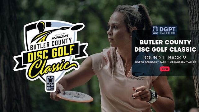 Round 1, Back 9 | FPO Shot-by-Shot Coverage | Butler County Disc Golf Classic