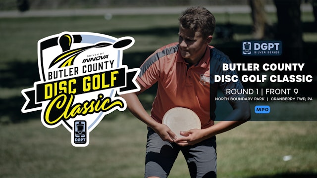 Round 1, Front 9 | MPO Shot-by-Shot Coverage | Butler County Disc Golf Classic