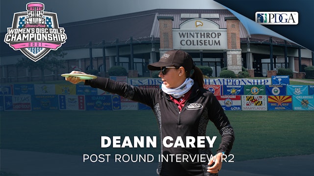 TPWDGC Round 2 - Post Round Interview - Deann Carey