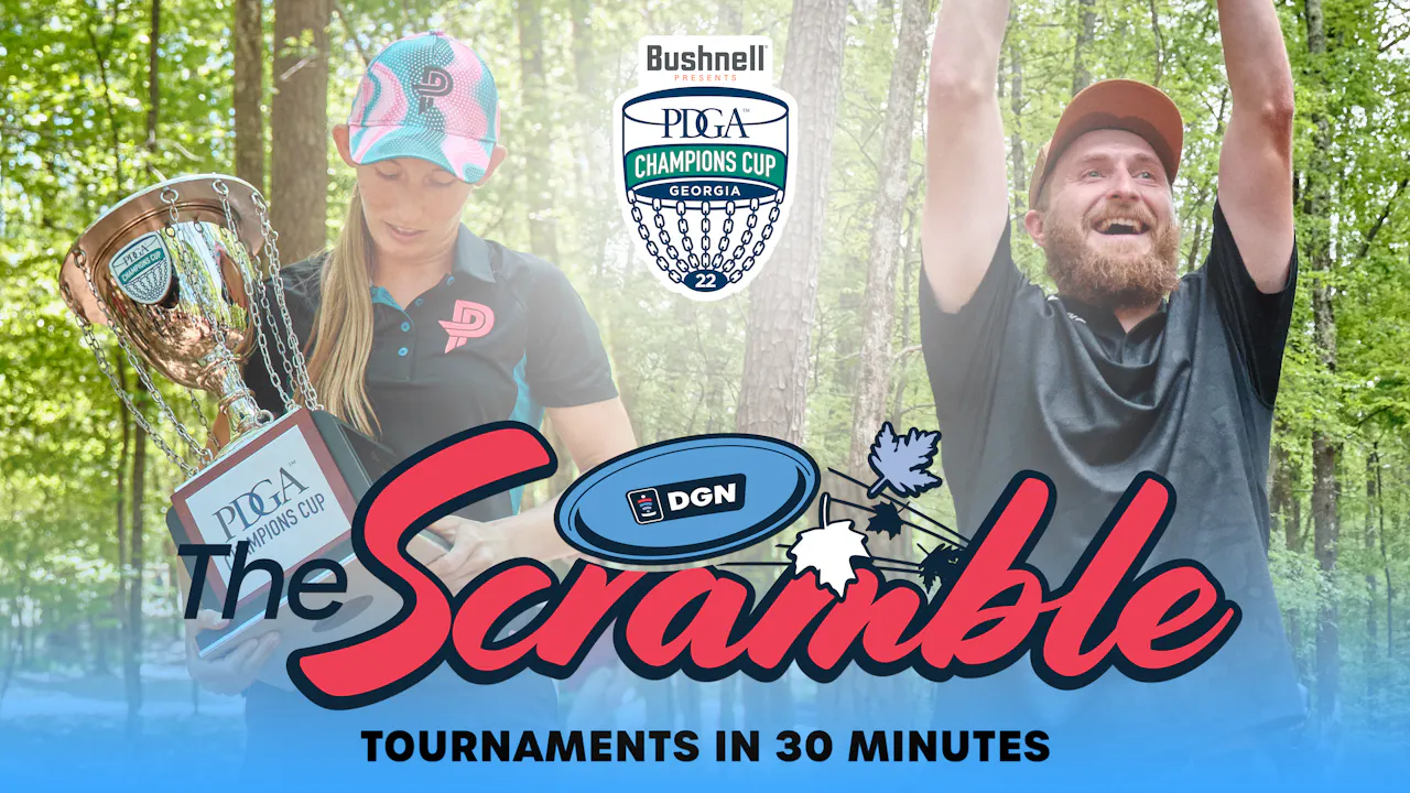 The Scramble 22 Pdga Champions Cup The Scramble Tournaments In 30 Minutes Disc Golf Network