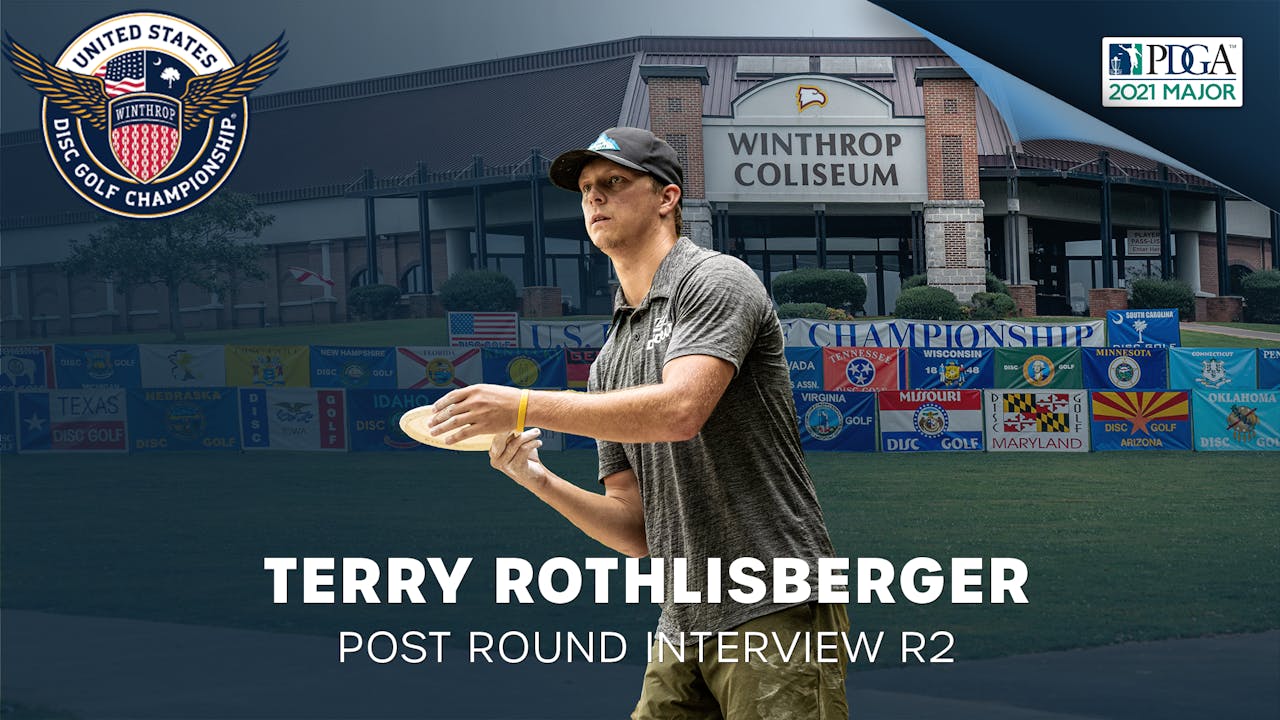 USDGC Round 2 Post Round Interview Terry Rothlistberger Disc Golf