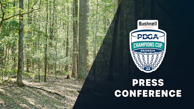 Press Conference | 2023 PDGA Champions Cup