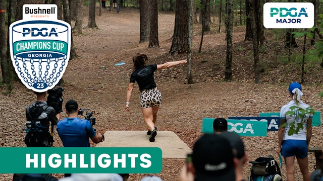Round 3 Highlights, FPO | 2023 PDGA Champions Cup