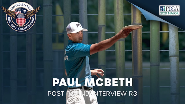 USDGC Round 3 - Post Round Interview - Paul McBeth