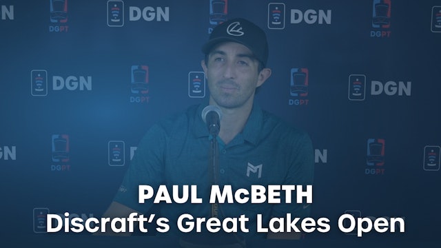 Paul McBeth Press Conference Interview