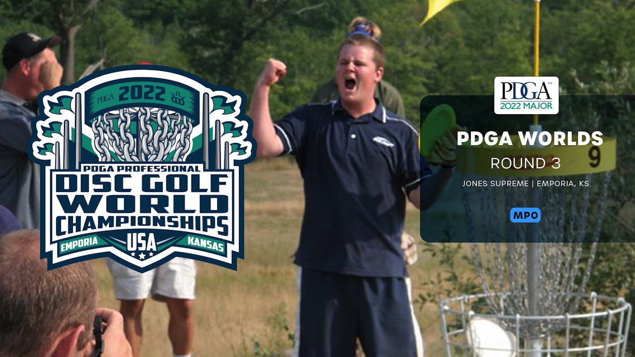 Round 3, Front 9, MPO PDGA Pro Worlds Disc Golf Network