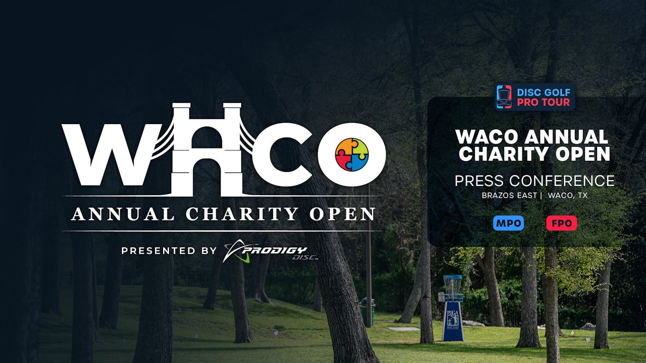 Press Conference Waco Annual Charity Open 2022 Live Broadcasts
