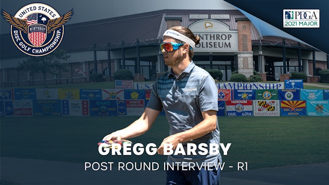 USDGC Round 1 - Post Round Interview - Gregg Barsby