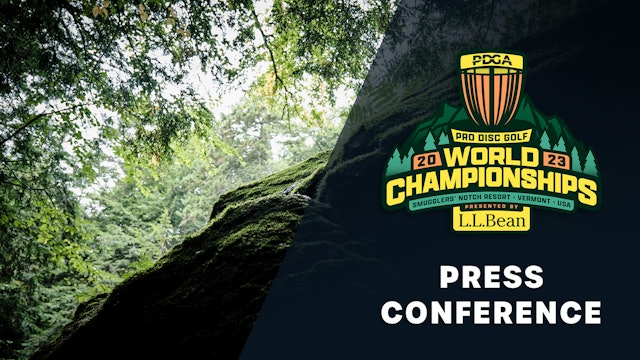 Press Conference | 2023 PDGA Worlds presented by L.L.Bean