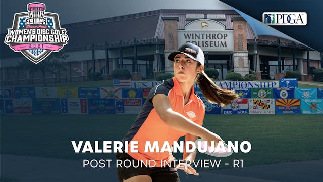 TPWDGC Round 1 - Post Round Interview - Valerie Mandujano
